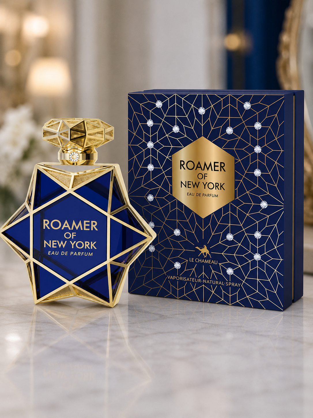 ROAMER OF NEW YORK – LE CHAMEAU
EAU DE PARFUM | 100 ML – 3.4 FL. OZ.