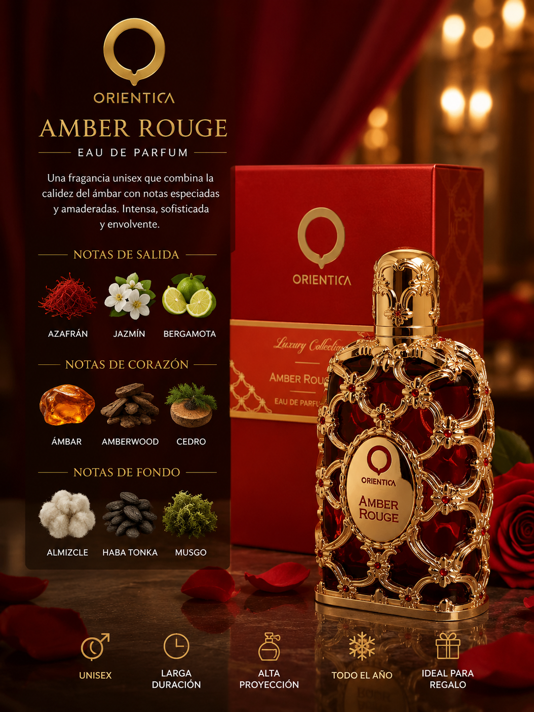 🔥✨ ORIENTICA AMBER ROUGE – EAU DE PARFUM ✨🔥