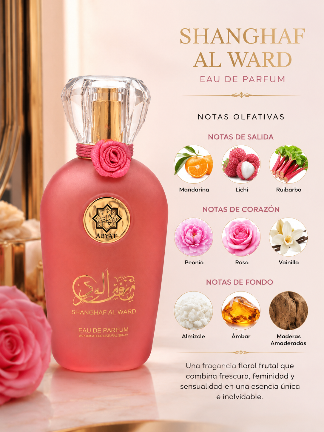 Abyat Shangaf Al Ward - Eau de Parfum - 100 ml Pour femme