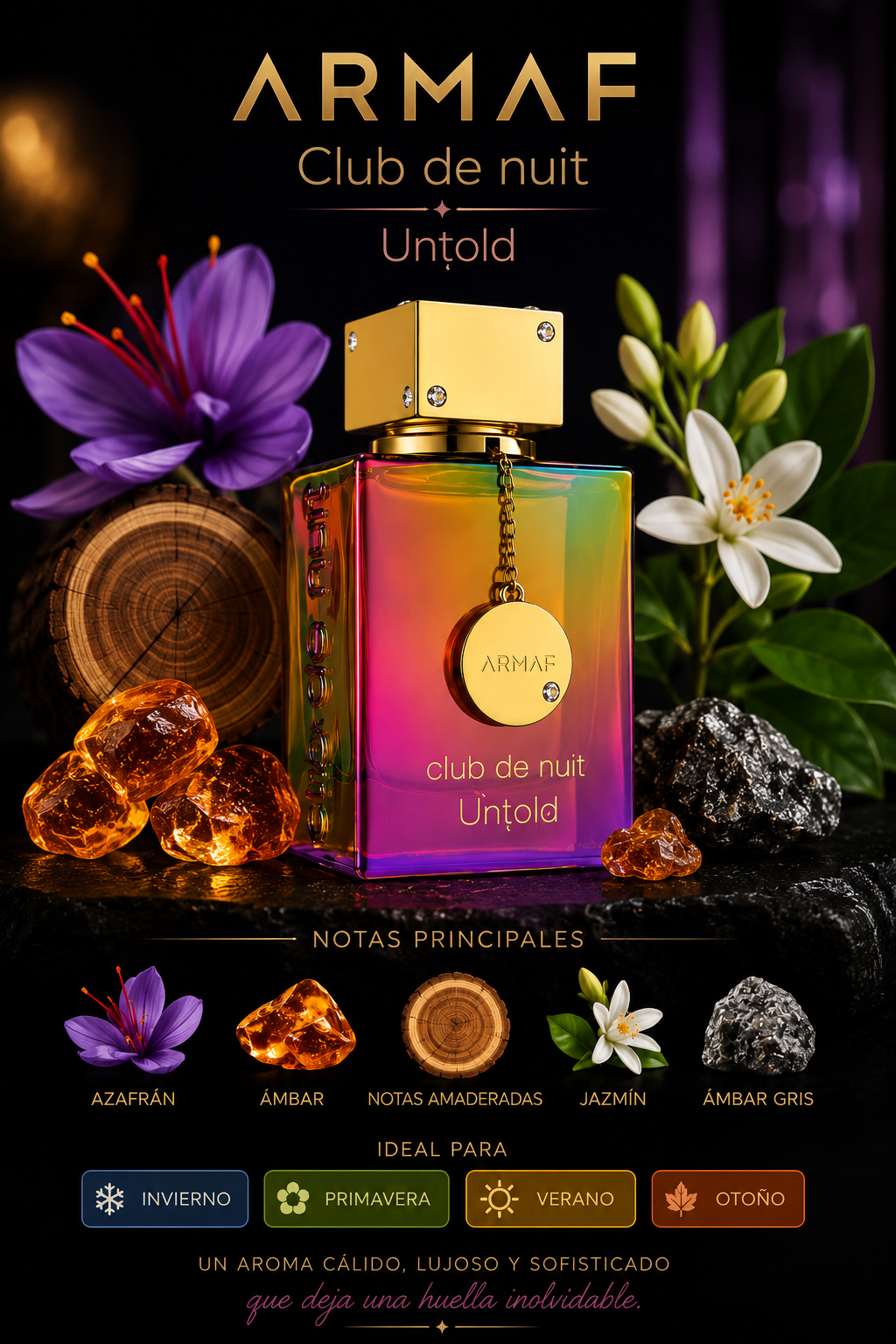 ARMAF Club de Nuit Untold Eau de Parfum (EDP) – 105 mL / 3.6 fl oz
