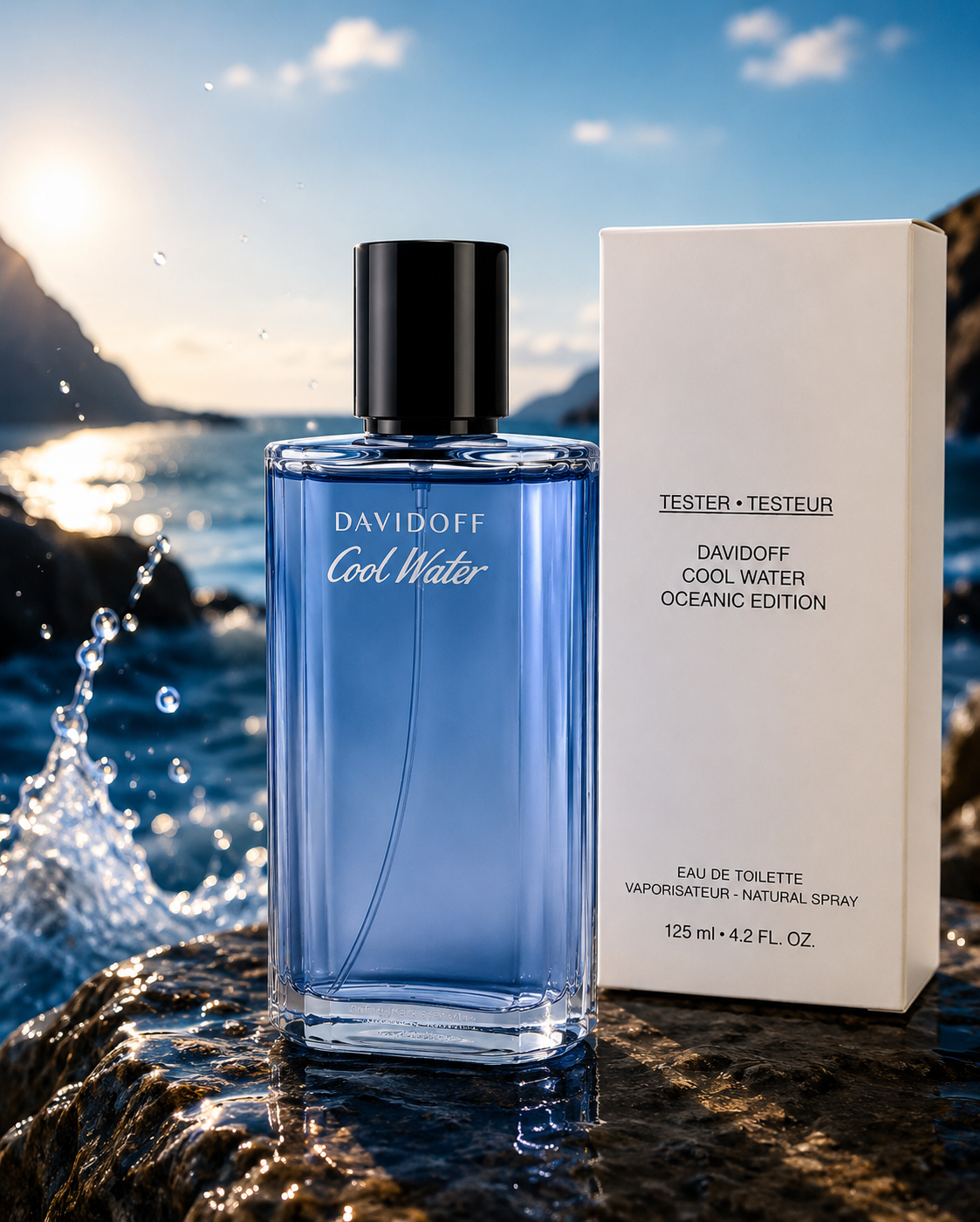 🌊✨ DAVIDOFF COOL WATER OCEANIC EDITION – TESTER ✨🌊