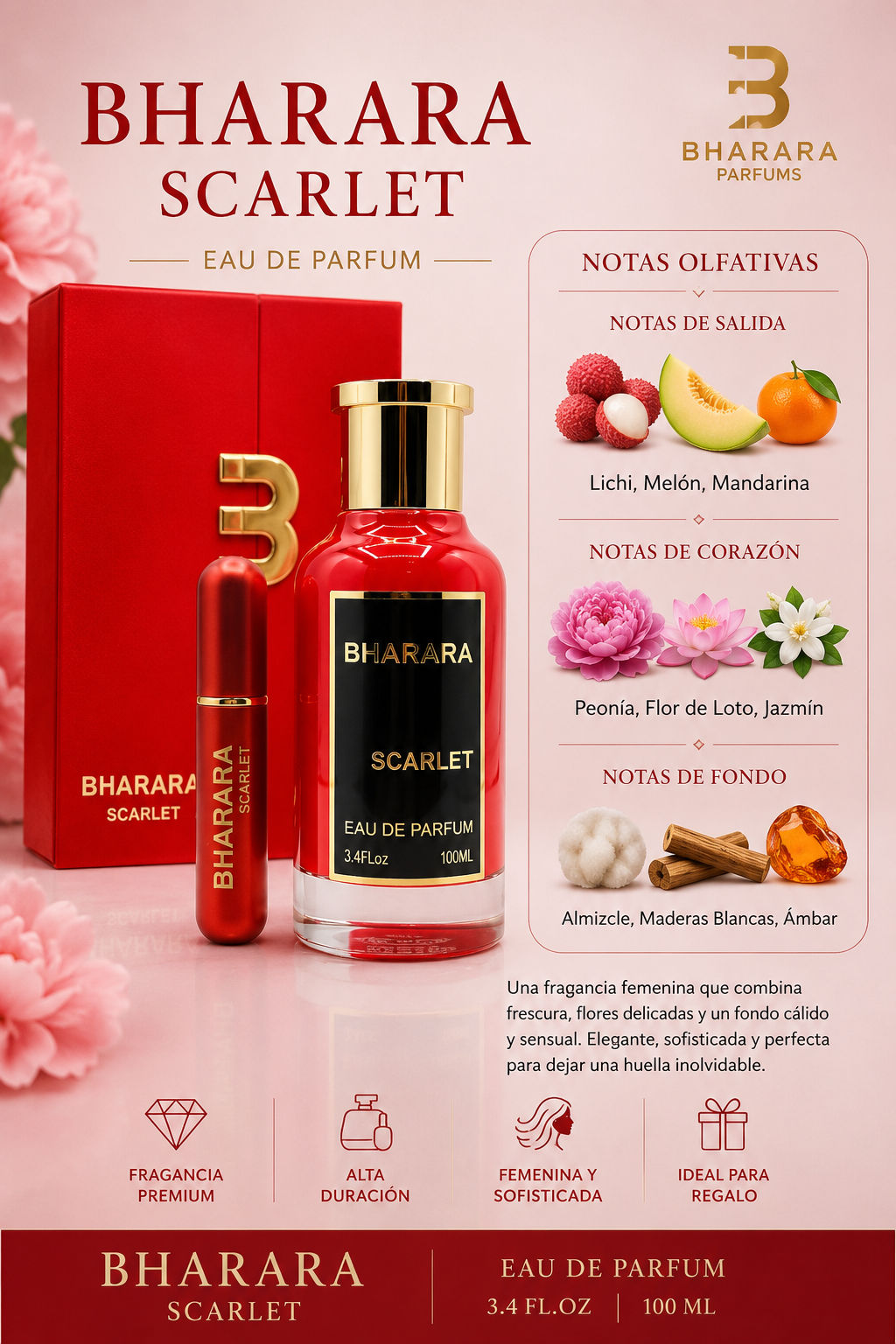BHARARA SCARLET – EAU DE PARFUM