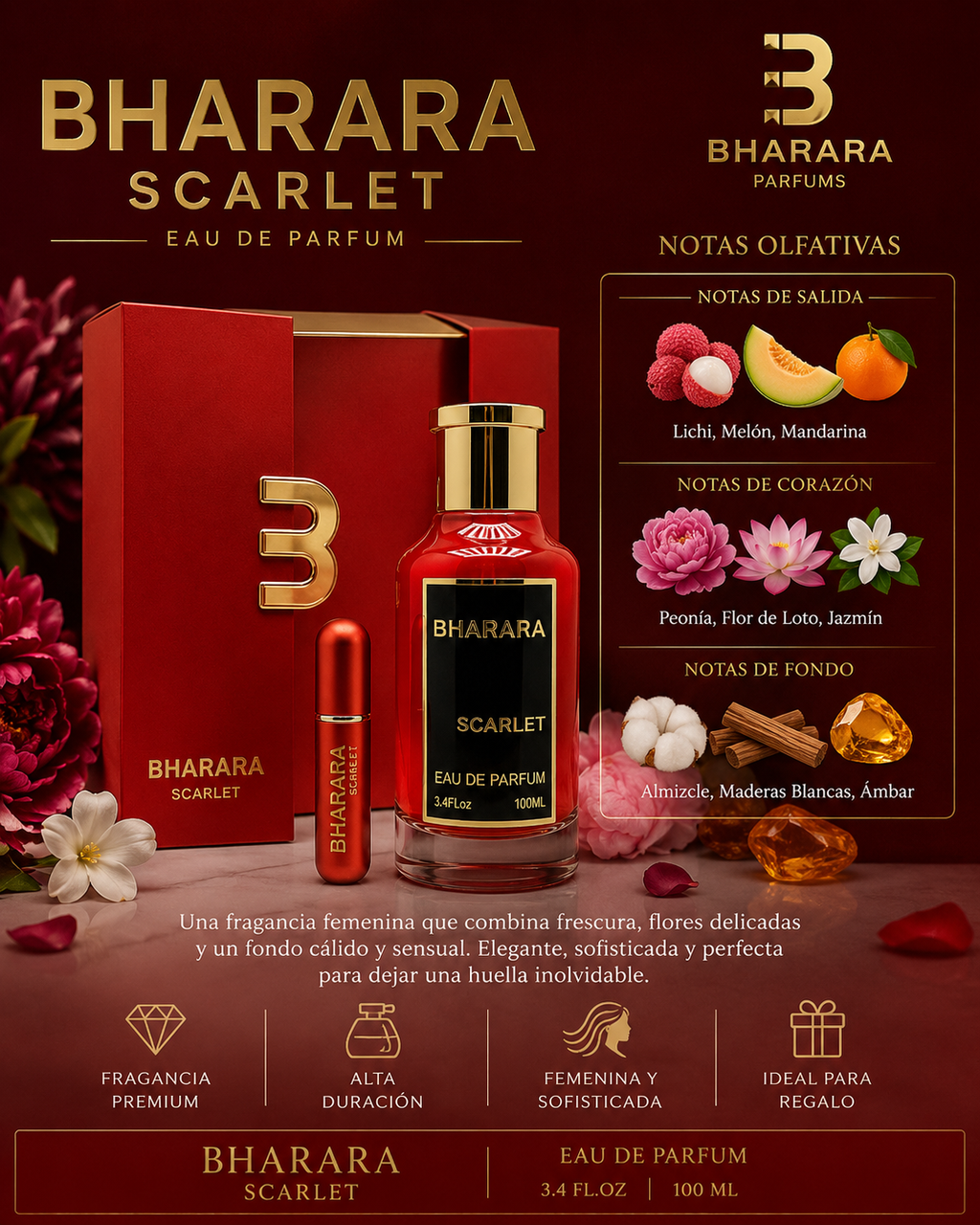 BHARARA SCARLET – EAU DE PARFUM