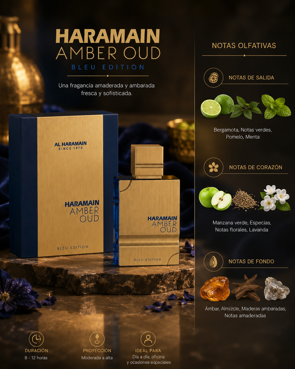 Al Haramain Amber Oud Bleu Edition – Eau de Parfum