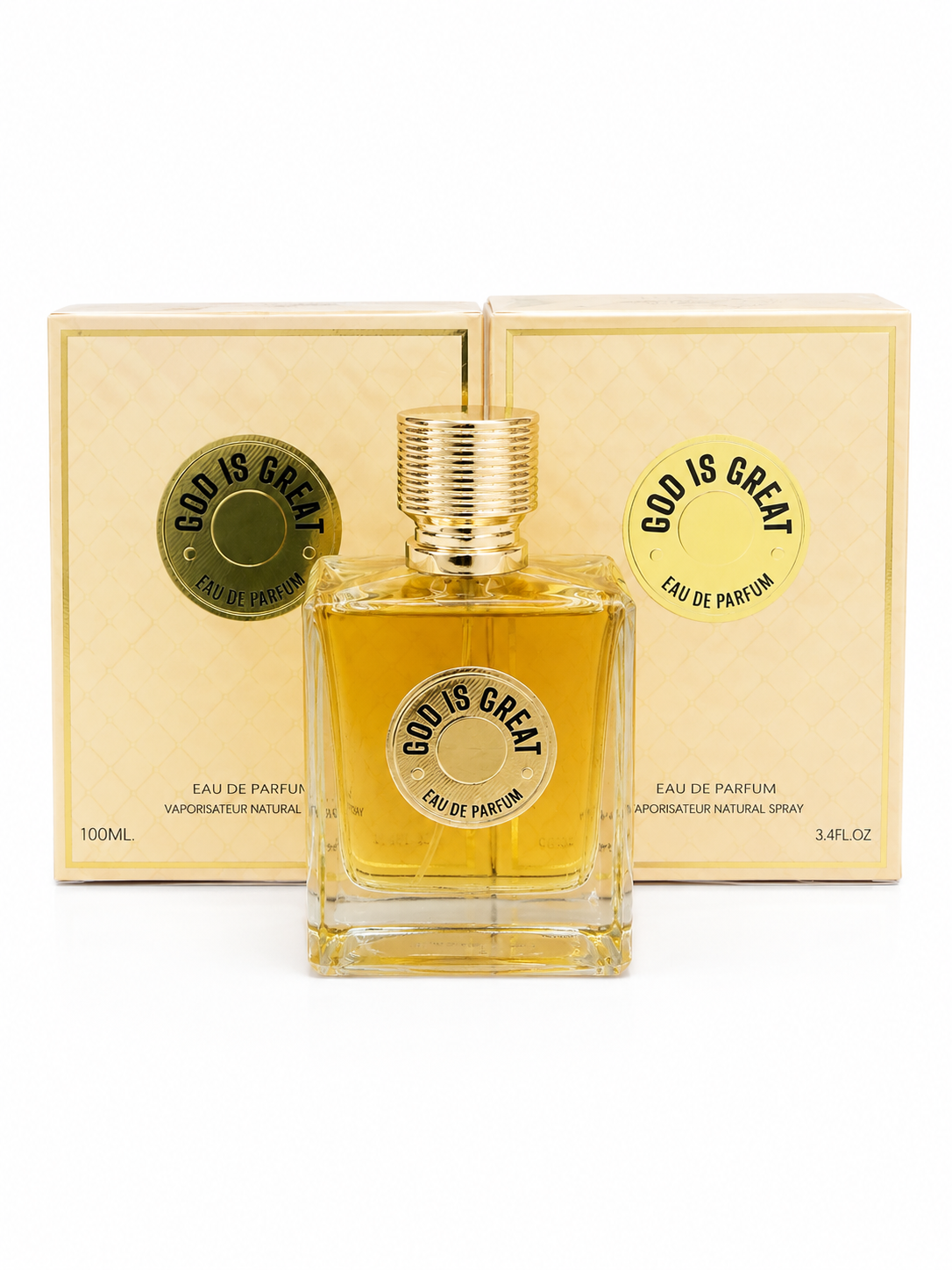 GOD IS GREAT

EAU DE PARFUM
100 mL / 3.4 FL. OZ.
Unisex
